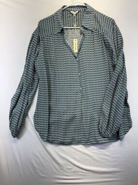 Max Studio Women's Shirt Long Sleeve Sz L